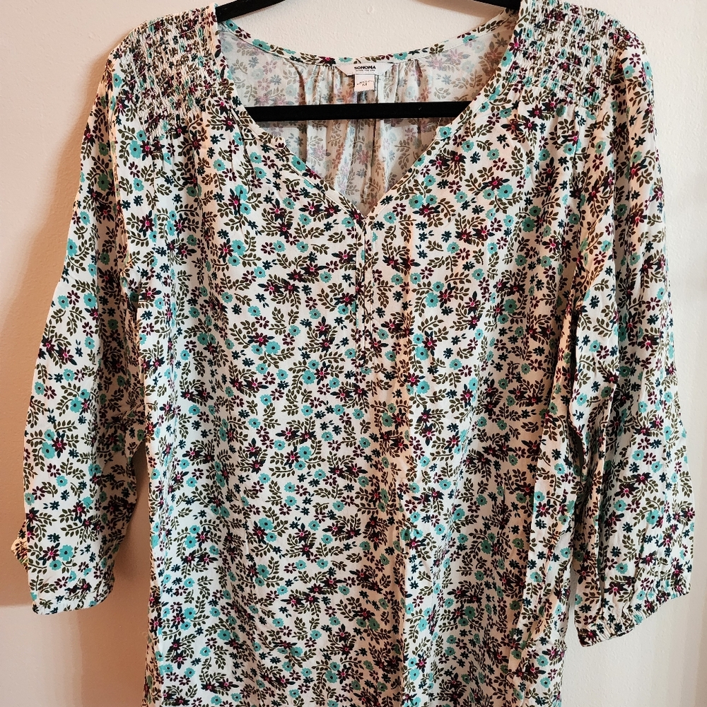 Floral Long Sleeve Blouse